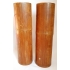 Bewerkte Chinese bamboe penselenkokers (2 stuks)